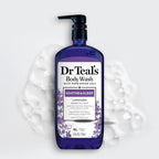Dr Teal's Body Wash with Pure Epsom Salt, Lavender & Eucalyptus, 24 fl oz - Image 9