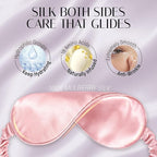 OLESILK Silk Sleep Mask, 100% Mulberry Silk Eye Mask - Image 4