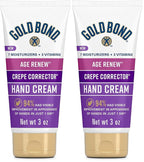 Gold Bond Age Renew Crepe Corrector Hand Cream, Replenishing & Smoothing Formula by GoldBond