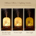 Essential Oil Diffuser for Home, Ultrasonic Cool Mist Air Aromatherapy - Image 5