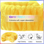 Jutom 74 Pcs Spa Headband Set 37 Styles Coral Fleece Terry Cloth Facial Hair - Image 3