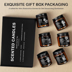 Scented Candles for Men | 6 Pack Candles for Home Scented, 150 Hour Burn Time - Image 3