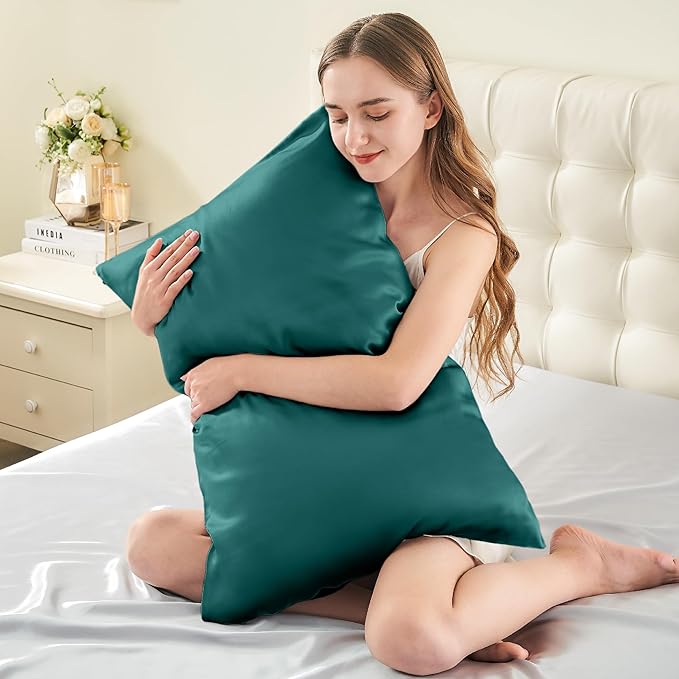 INFIIXSO Mulberry Silk Pillow Cases King Size Set of 2, Silk Pillowcase - Image 3