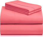 LuxClub 4 PC Sheet Set Bed Sheets Deep Pockets 16" Eco Friendly Wrinkle Free - Image 8