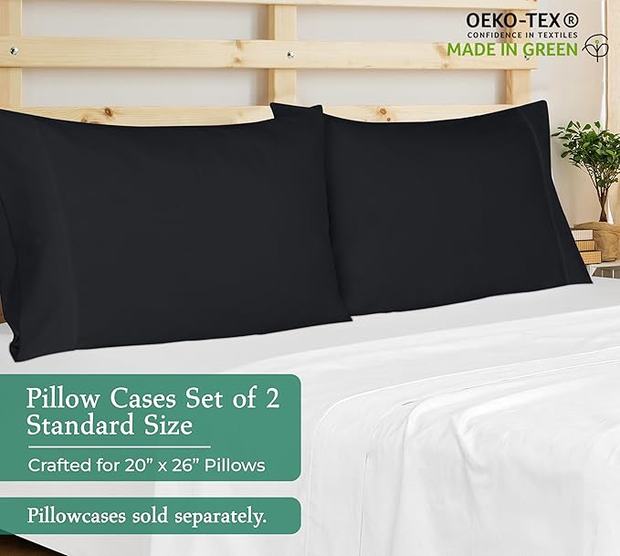Royale Linens Standard Pillowcase Set of 2 - Image 2
