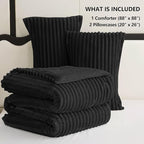 CozyLux Fluffy Queen Comforter Set - Image 6