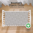 KeaBabies 2-Pack Organic Crib Sheets - Image 2