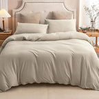 PURE ERA Jersey Knit Duvet Cover Set 100% T-Shirt Cotton Super Soft Comfy 3pc by PUREERA