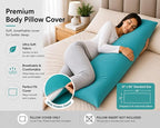Evolive Ultra Soft Microfiber Body Pillow Cover/Pillowcases 21"x54" - Image 4