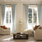 jinchan Chenille Blackout Curtains 96 Inches Long 2 Panels Light Grey Thermal - Image 7
