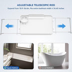 Bathtub Tray for Large Soaking Tub Table Tray Expandable Tub Shelf for Bathtub - Image 4