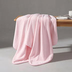 REDKISS 6 Piece Pink Towel Set, Extra Large Microfiber Bathroom Towels Set - Image 7
