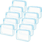 Tbestmax 10 Pack Clear Cosmetic Bags Makeup Bags Portable Waterproof TSA by Tbestmax