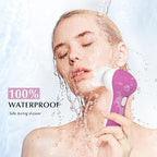 COSLUS Facial Cleansing Brush Silicone Face Scrubber: 7 in 1 FBS-D Electric - Image 5
