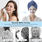 Microfiber Hair Drying Towel Wrap - Image 5