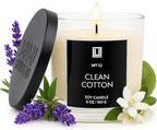Lulu Candles | Clean Cotton | Luxury Scented Soy Jar Candle | Hand Poured in by LULUCANDLES