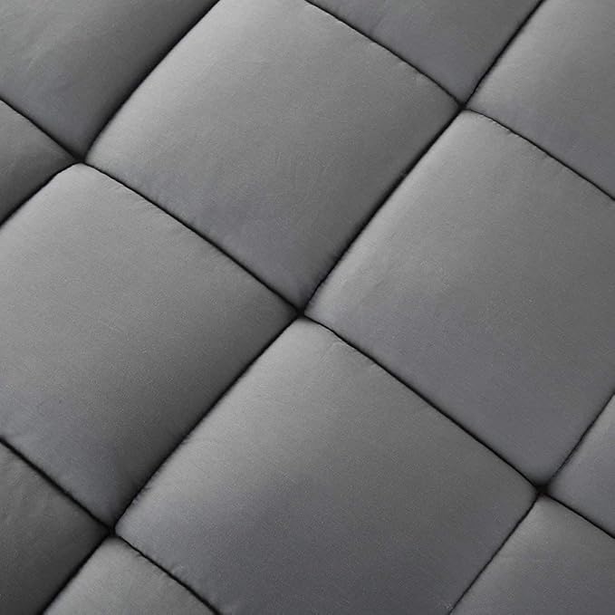 LEISURE TOWN Cotton Mattress Pad King Size Fitted Quilted Mattress Cover Pillow - Image 5