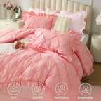 BEDELITE Pink Comforter Set Queen - Image 5