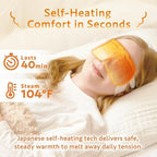 HIBINO | Steam Eye Mask | Self-Heating Warm Eye Masks - Image 3