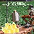 100 Pack Clear Tea Lights Candles Bulk, Summer Citronella Candle Outdoor and - Image 5