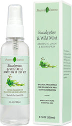 Eucalyptus & Wild Mint Room and Linen Spray, Natural Aromatic Mist Made by PositiveEssence