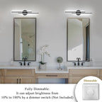 EDISLIVE Dimmable Modern LED Vanity Light Fixtures Bathroom Vanity Wall Lighting - Image 3