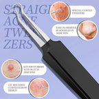 Teenitor Blackhead Remover Tools, Pimple Popper Tool Kit, Ingrown Hair Tweezers - Image 5