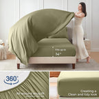 Sasttie California King Comforter Set, 7 Pieces Cal King Bed in a Bag, Complete - Image 4