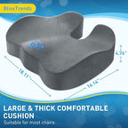 BlissTrends Seat Cushion, Thick Memory Foam Cushions - Image 2