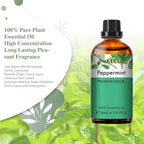 Peppermint Essential Oil, 1.01Fl.Oz PHATOIL Pure Essential Oil Singles - Image 2
