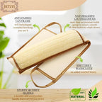 Exfoliating Natural Loofah Sponge Back Scrubber - Image 2