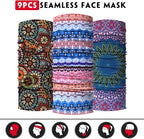 Venswell Neck Gaiter Face Mask Men Women, Seamless Bandana Rave Face Cover - Image 3