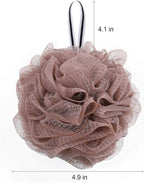 Bath Loofah Shower Sponge Pouf Body Scrubber Exfoliator Scrubber Ball - Image 2