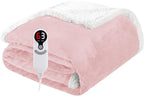 Electric Heated Blanket Throw Size 50"x60", Soft Flannel by Soypipo