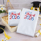 MASHAN Class of 2026 Graduation Hand Towels 3 Pack, 100% Cotton Soft Absorbent - Image 5