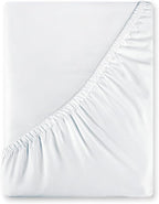 Royale Linens 400 Thread Count 100% American Grown Cotton Fitted Sheet Queen by ROYALELINENS