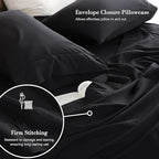 Queen Sheet Set 4 Pieces, Wrinkle Free, Oeko-Tex Certified - Image 4