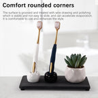 NiuYichee 2 Pcs Water Absorbing Stone Trays, Kitchen/Bathroom Sink Soap Dish - Image 2