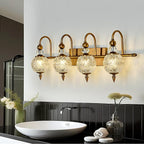 Piepooye Vintage Bathroom Light Fixtures Gold Vanity Light - Image 7