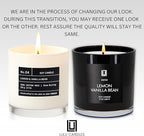Lulu Candles | Lemon & Vanilla Bean | Luxury Scented Soy Jar Candle | Hand - Image 3