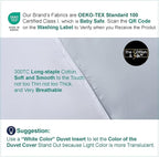 THE COTTON & SILK® 100% Luxury Long-Staple Cotton Duvet Cover - Image 7