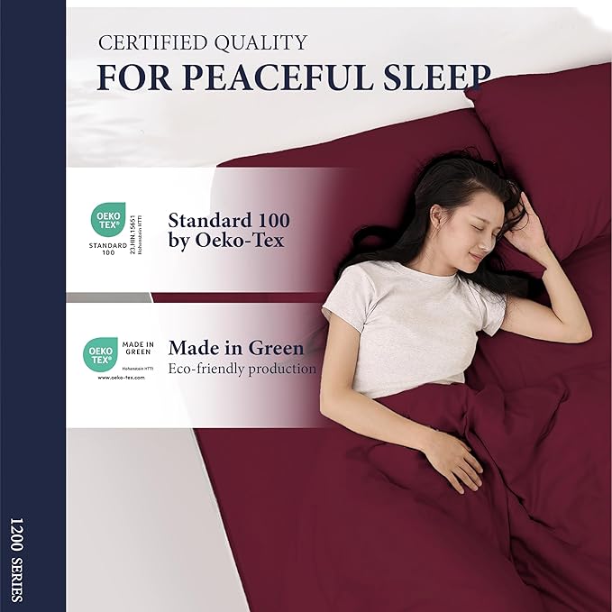 100% Egyptian Cotton Sheets California King Size - Image 6