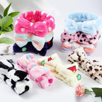 LAXIZAR 10 PCS Bow Headbands Shower Spa Headbands Headwraps - Image 4
