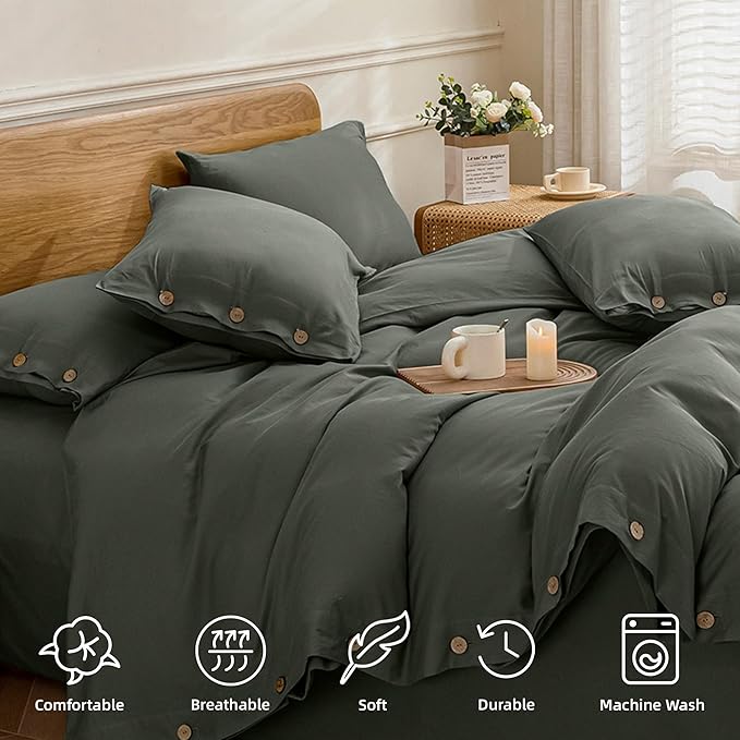 JELLYMONI Cotton Duvet Cover Full Size - Image 4