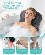 Full Body Bath Pillow for Bathtub, 5D Thick Tub Pillow for Bathtub - Image 3