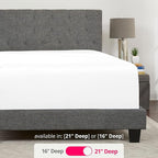 Twin Deep Pocket Fitted Sheet – Deep Pocket Twin Fitted Sheet – Microfiber Twin - Image 3