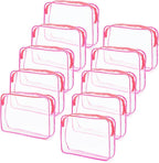 Tbestmax 10 Pack Clear Cosmetic Bags Makeup Bags Portable Waterproof TSA by Tbestmax