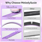 MelodySusie Nail File Kit, Professional Nail Art Manicure Pedicure Supplies - Image 2