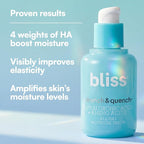 Bliss Drench & Quench Hyaluronic Acid Serum – Hydrating Face Serum - Image 7