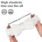 Ayesha White Spa Headband and Wristband Set - Image 4